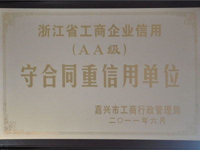 守合同重信用单位